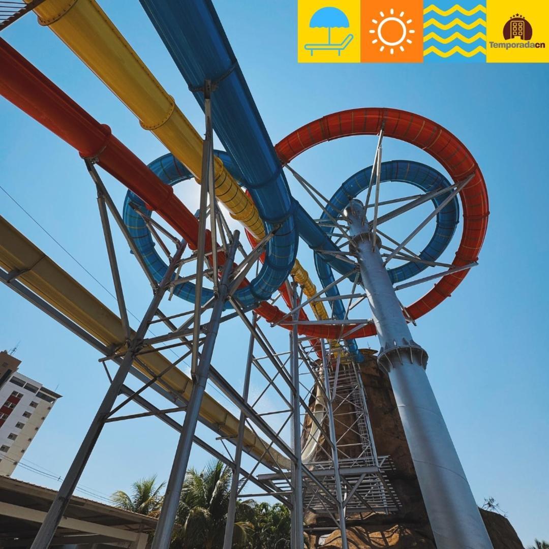 Piazza Com Acesso Ao Acqua Park - Gustavo Apart otel Caldas Novas Dış mekan fotoğraf